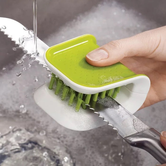 Knife And Cutlery Cleaner Brush