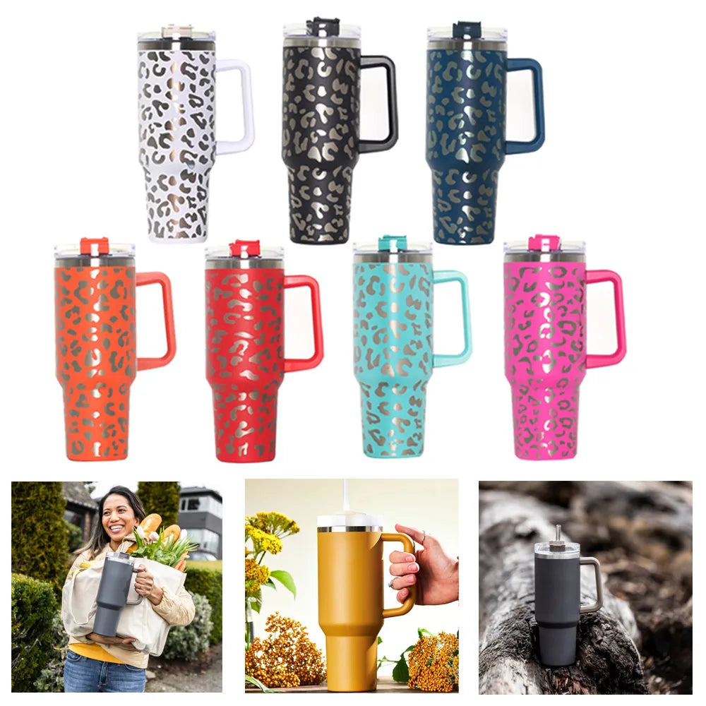 1200ml Stainless Steel Coffee Thermos Cup 40 Oz