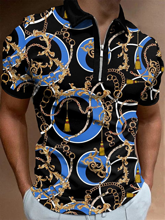 Men's polo Shirts Printing Summer Casual